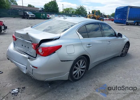 2015 Infiniti Q50 из США, поврежденный, VIN JN1BV7AR3FM397191